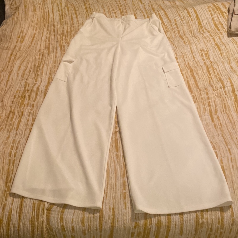 White, Venus, cargo slacks. - Picture 2 of 7